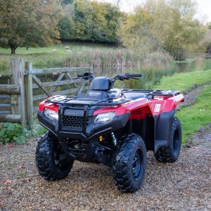 Honda ATV TRX420 in track gateway